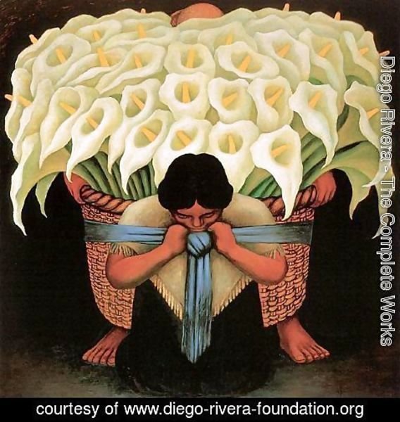 Diego Rivera - The Flower-Seller  1942 2