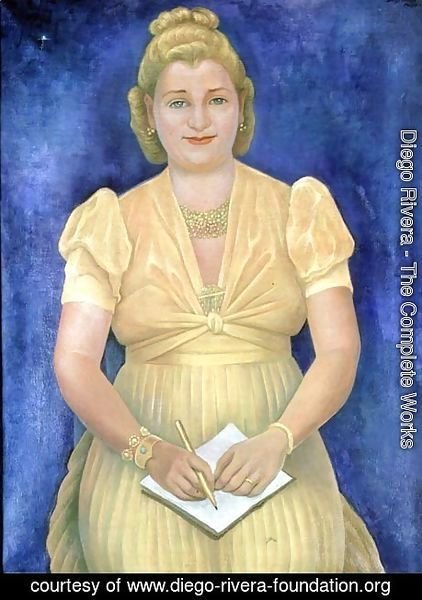 Diego Rivera - Portrait of Miss Betty Ross (d.1964) 1943