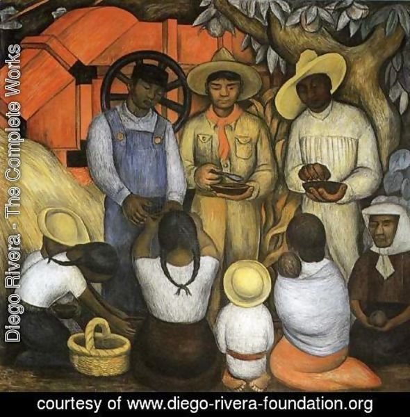 Diego Rivera - Triumph of the Revolution 1926