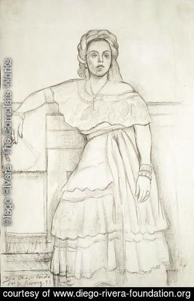 Diego Rivera - Portrait Of Nina Palou
