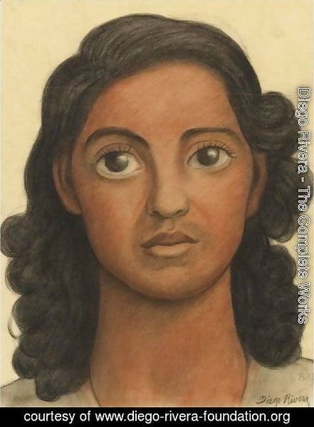 Diego Rivera - Retrato De Una Mujer